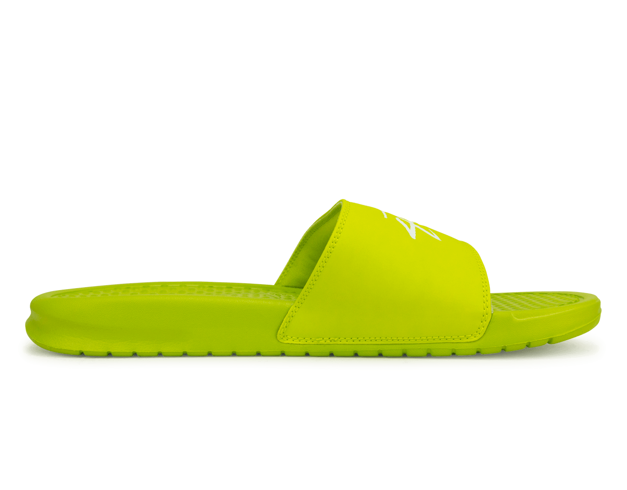 Nike Men's Benassi Stussy Sandal Green/White - Image 2