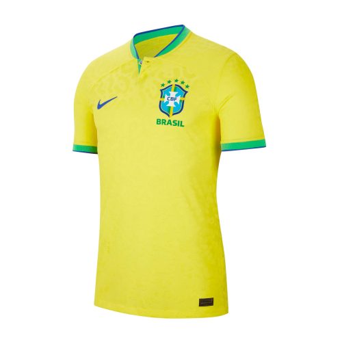Nike Men's Brazil 2022/23 Dri-FIT ADV Home Jersey Dynamic Yellow/Paramount Blue