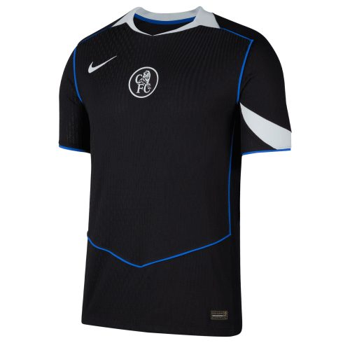 Nike Men's Chelsea 2025/26 Authentic Third Jersey Black/Silver/Blue