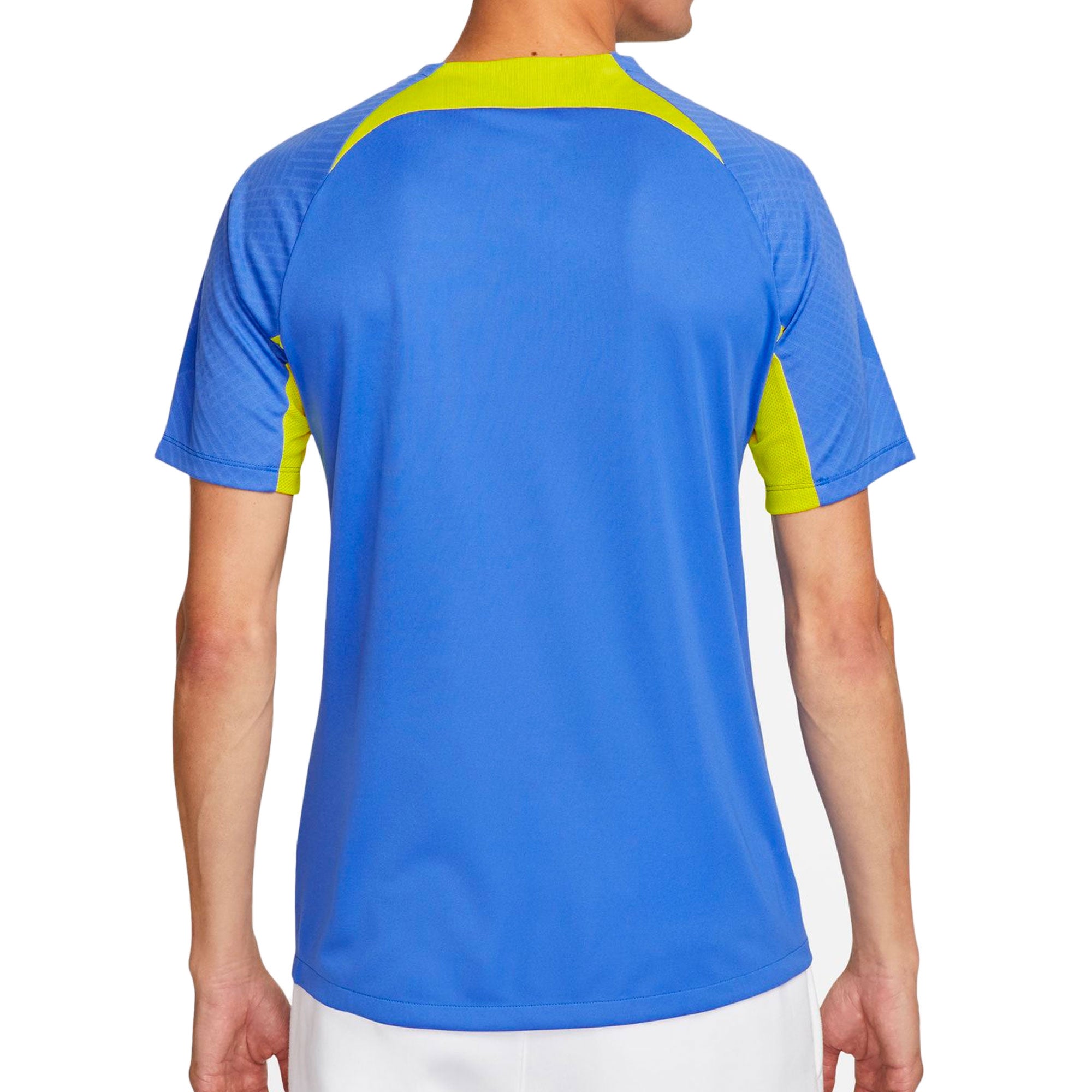 Nike Men's Club America 2022/23 Strike Training Jersey Blue/Yellow - Image 2