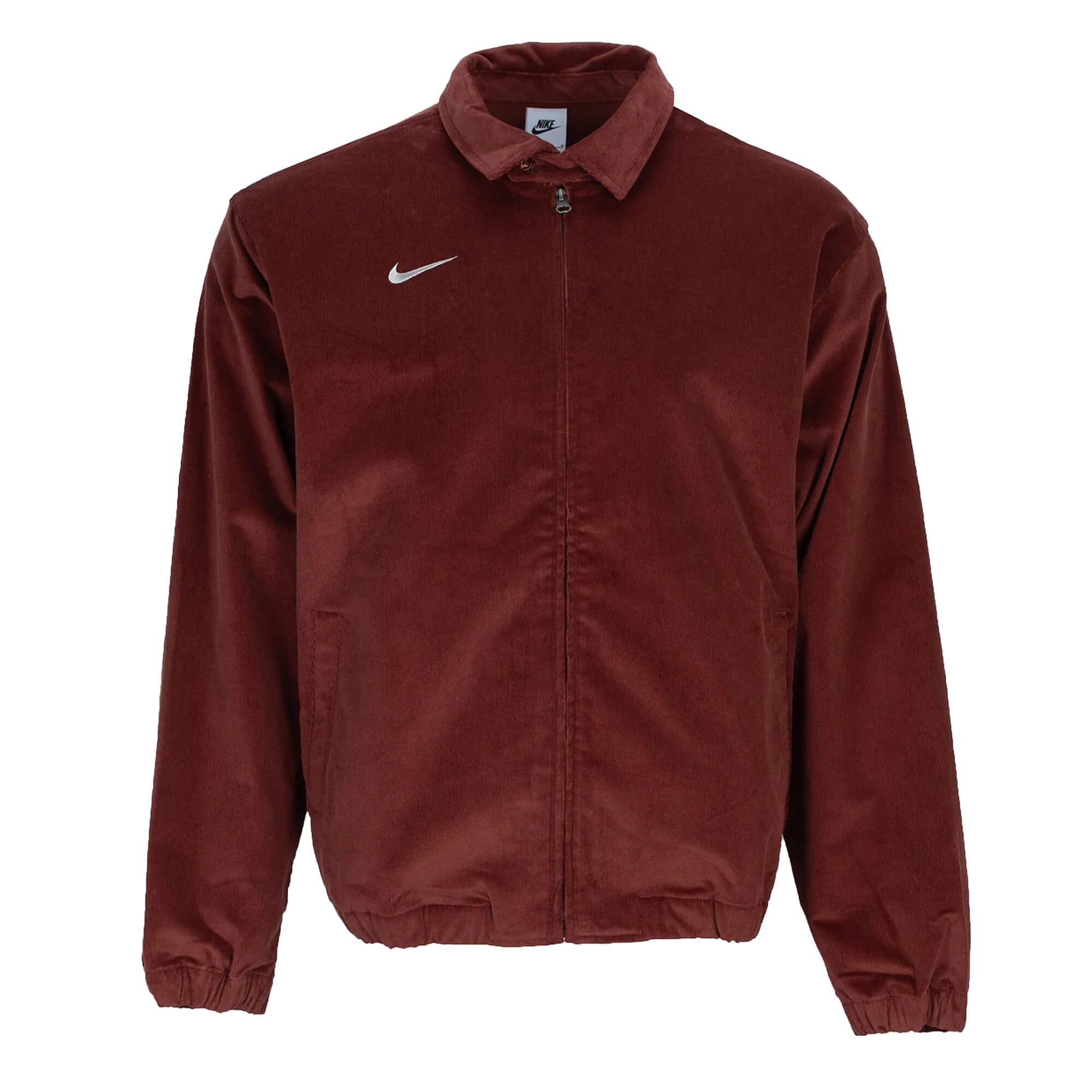 Nike Men's Club America Corduroy Harrington Jacket Burgundy