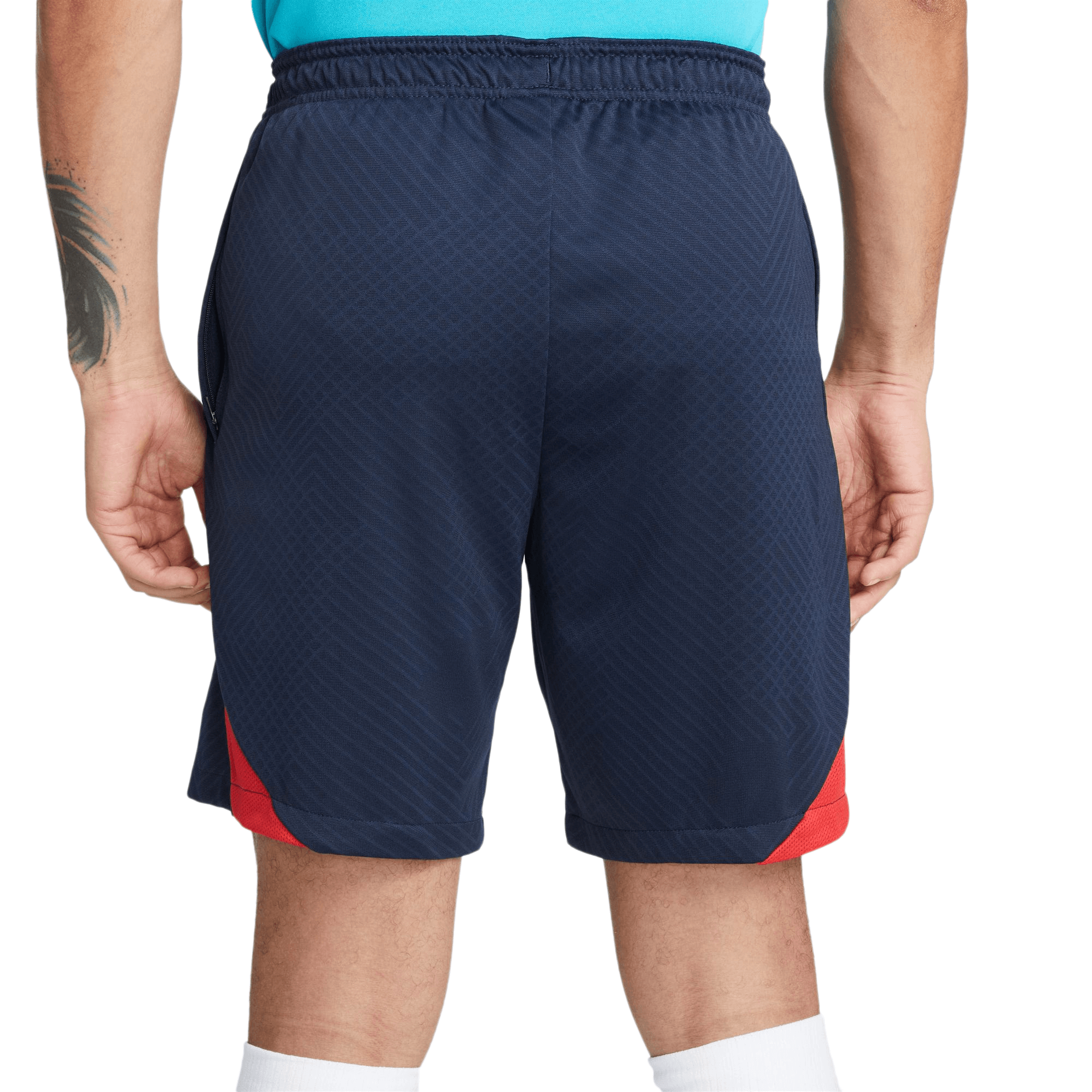 Nike Men's FC Barcelona Strike Shorts Obsidian/Red - Image 2