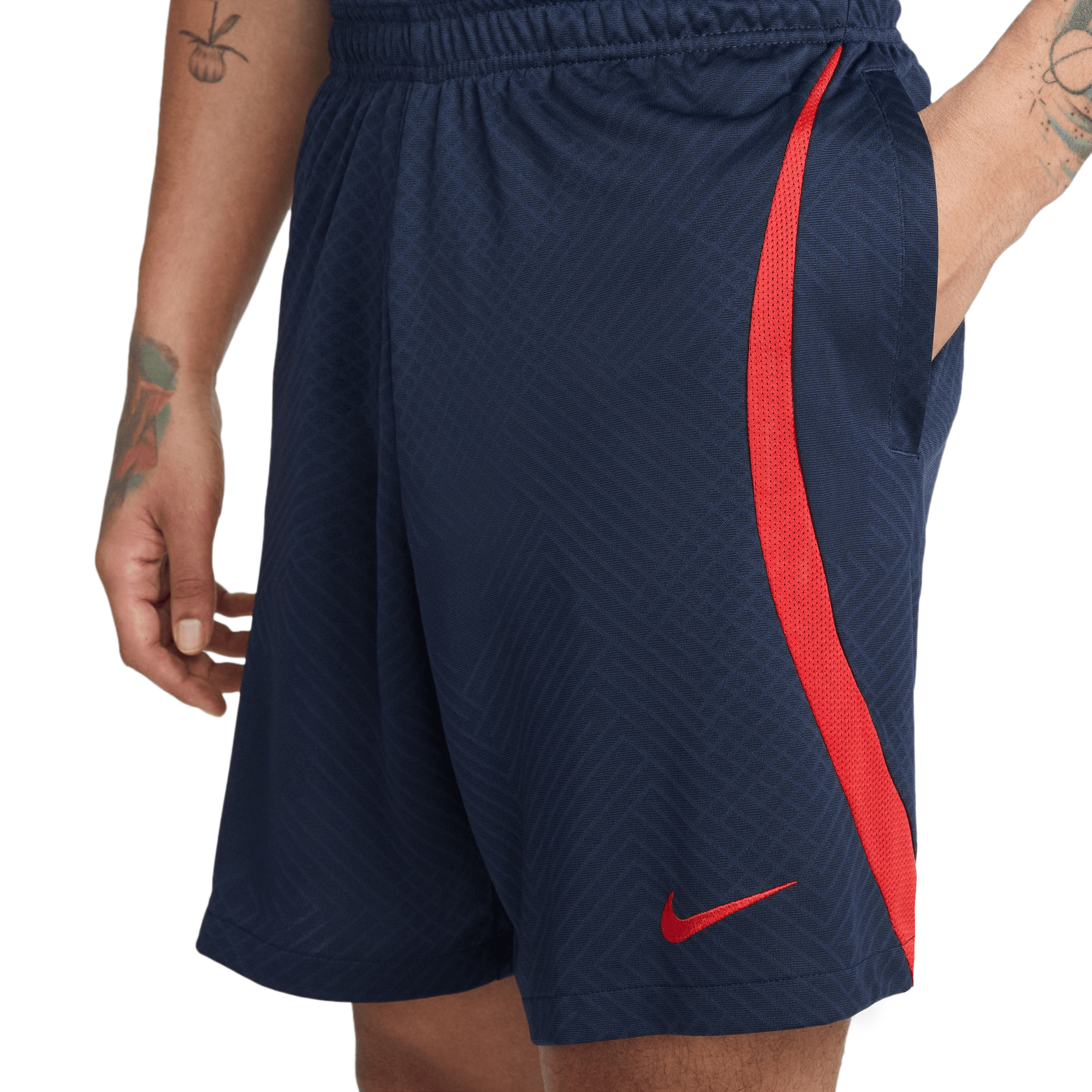 Nike Men's FC Barcelona Strike Shorts Obsidian/Red - Image 3
