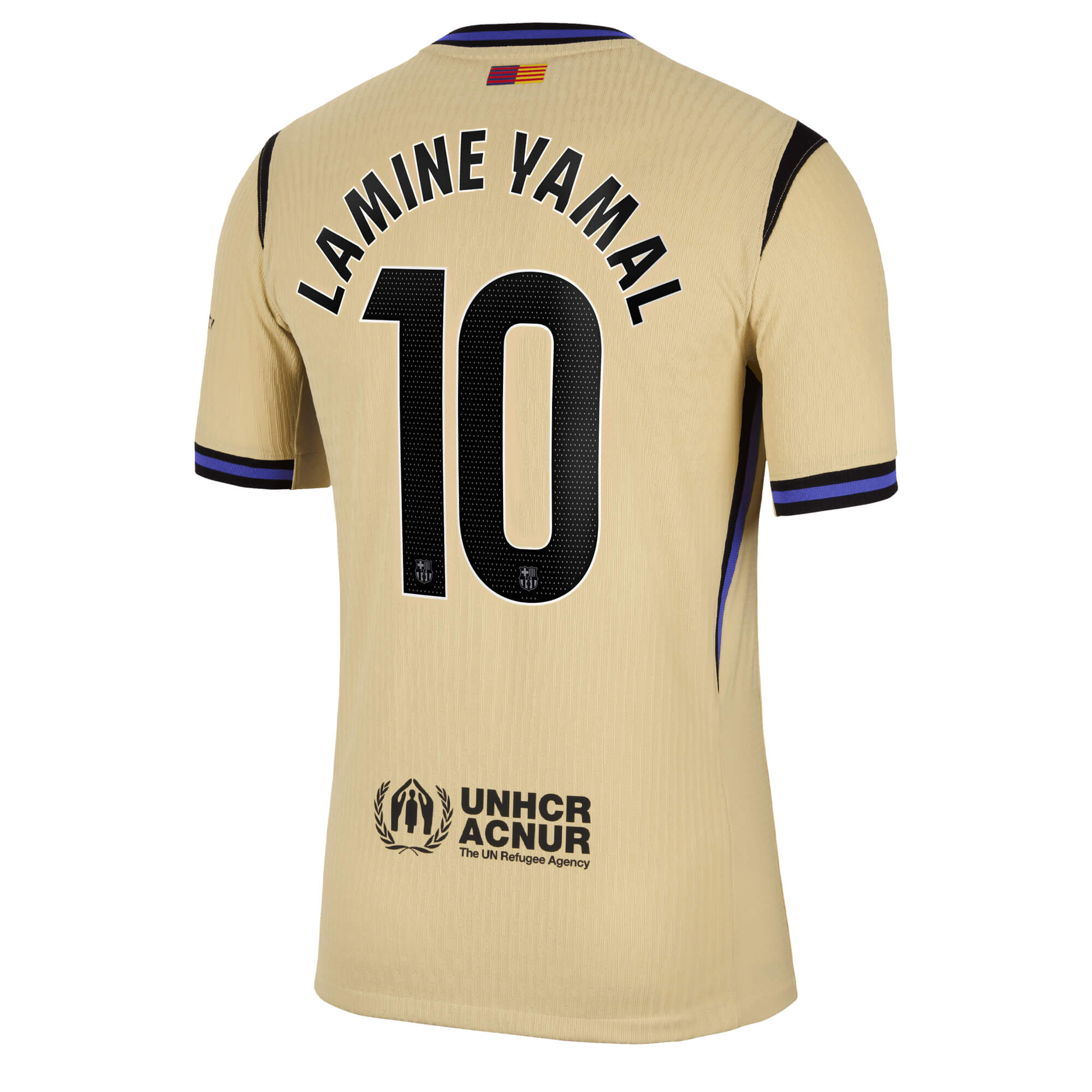 Nike Men's FC Barcelona 2025/26 Dri-FIT ADV Away Jersey w/ Lamine Yamal #10 Printing - Image 3