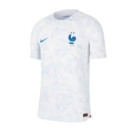 Nike Men's France 2022/23 Dri-FIT ADV Away Jersey White/Game Royal