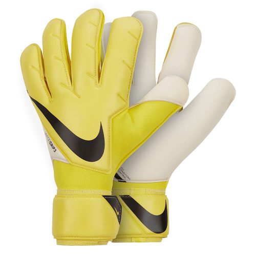 Nike Men's Vapor Grip 3 Goalkeeper Gloves Yellow Strike/Black
