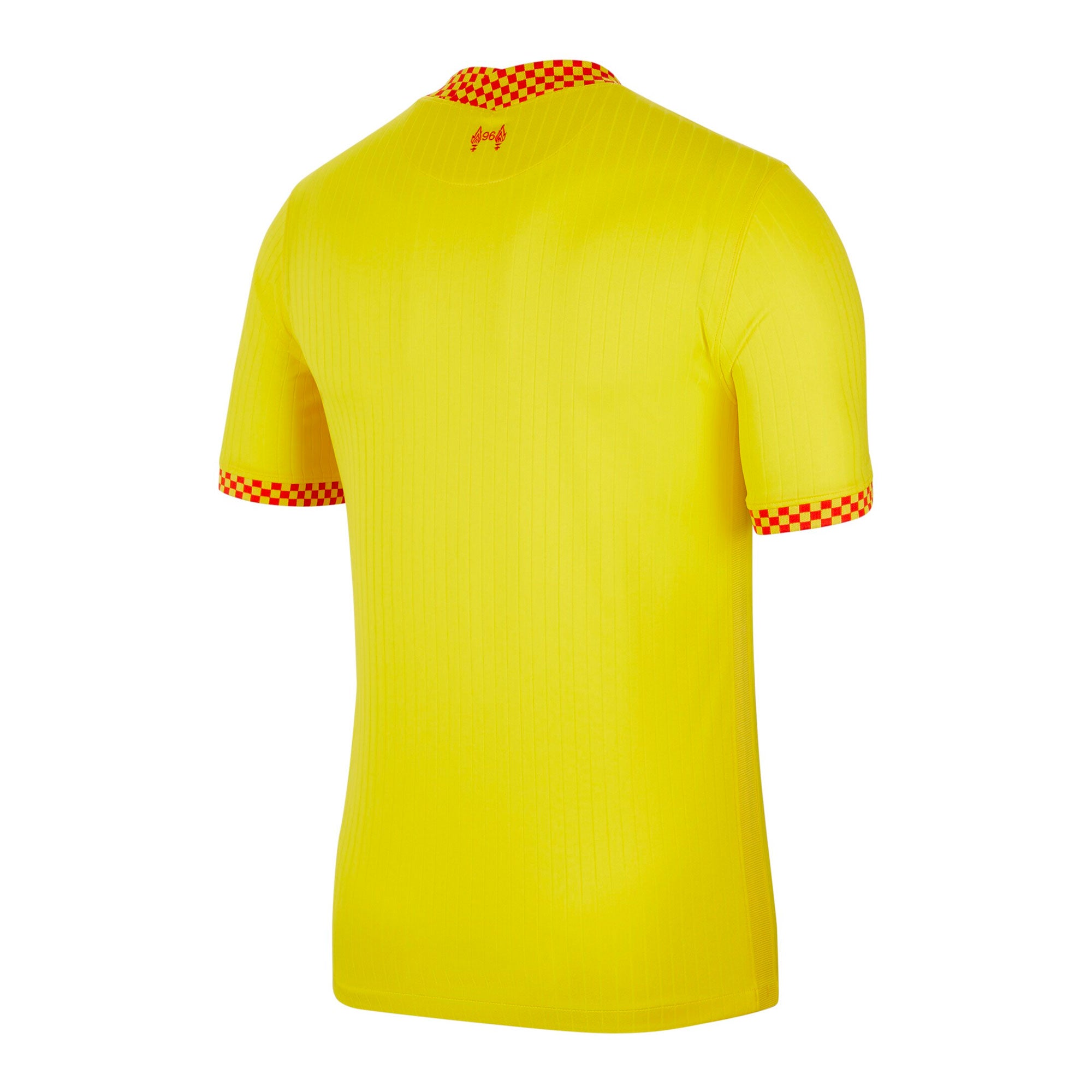 Nike Men's Liverpool 2021/22 Third Jersey Chrome Yellow/Rush Red - Image 2