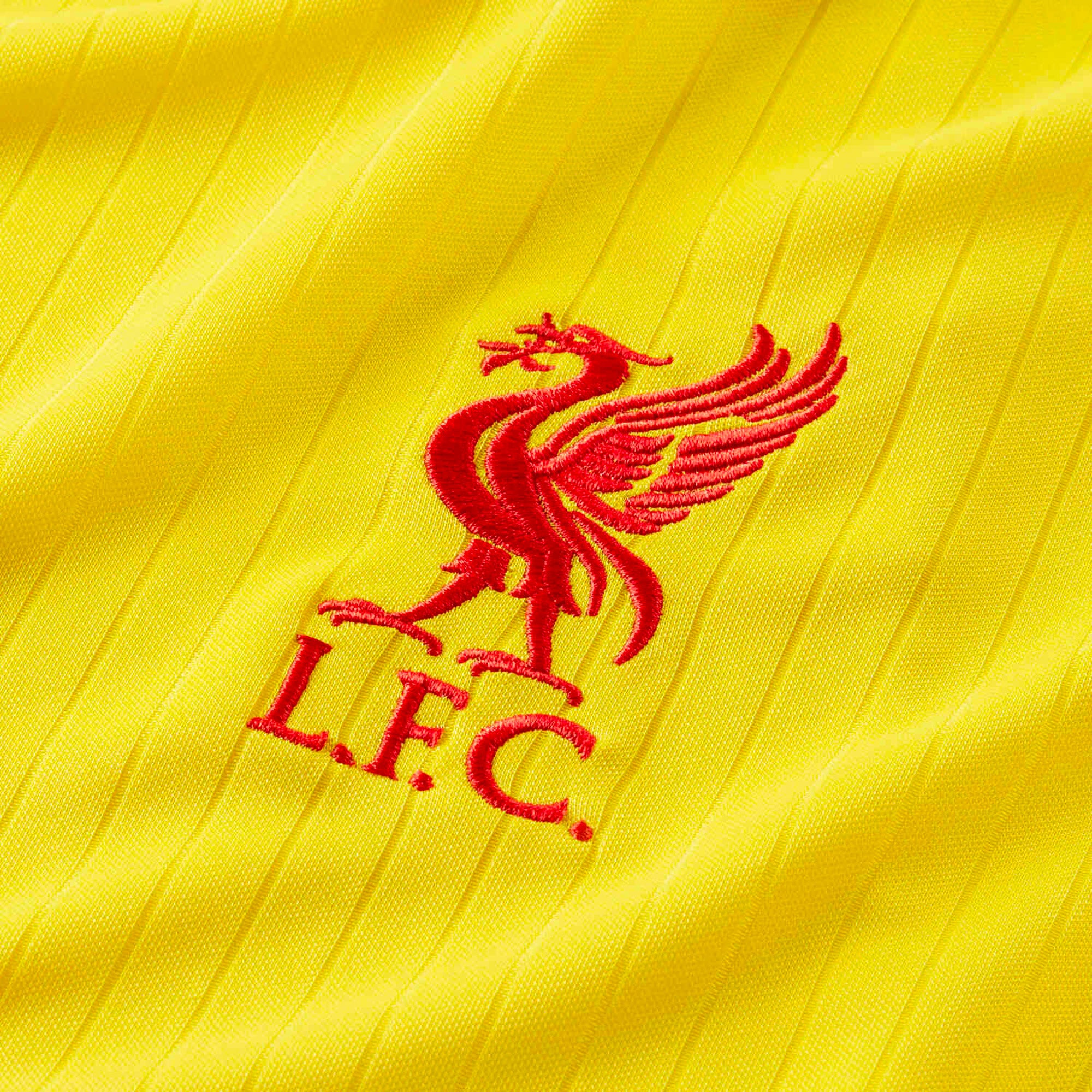 Nike Men's Liverpool 2021/22 Third Jersey Chrome Yellow/Rush Red - Image 3