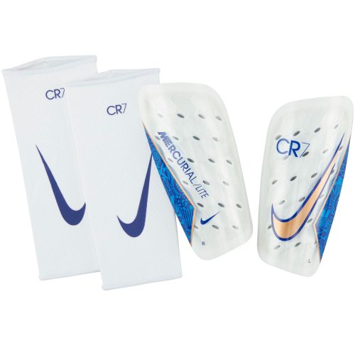 Nike Men's Mercurial Lite CR7 Shin Guards Clear/Metallic Copper