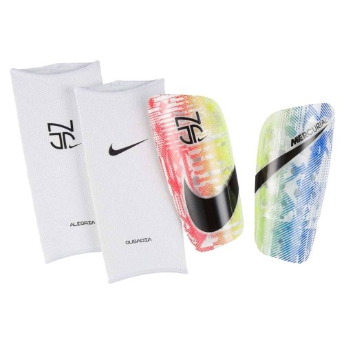 Nike Men's Mercurial Lite Neymar Jr Shin Guards White/Multi Color