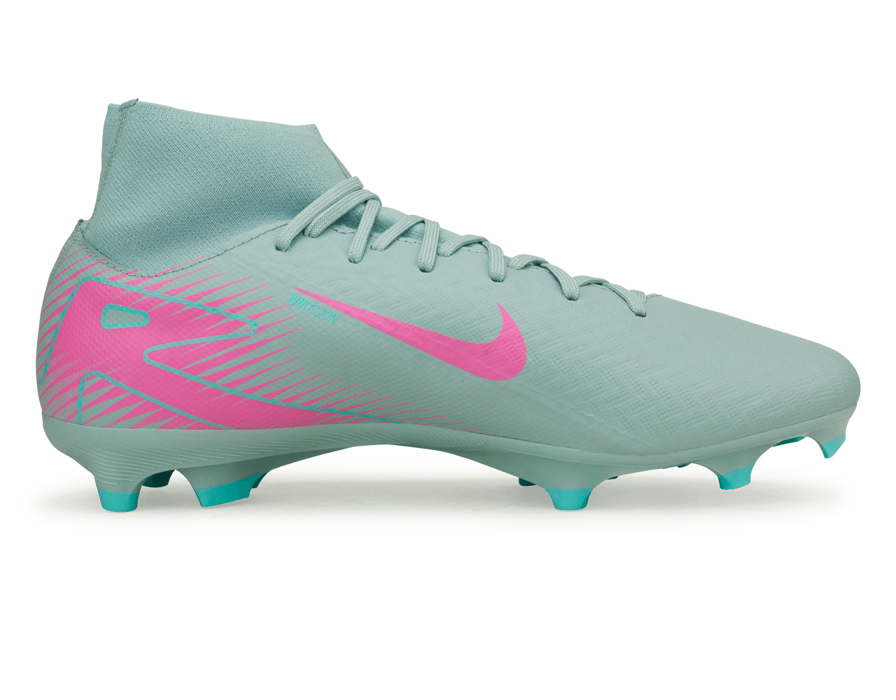 Nike Men's Mercurial Superfly 10 Academy FG/MG Ocean Cube/Pink Blast - Image 2