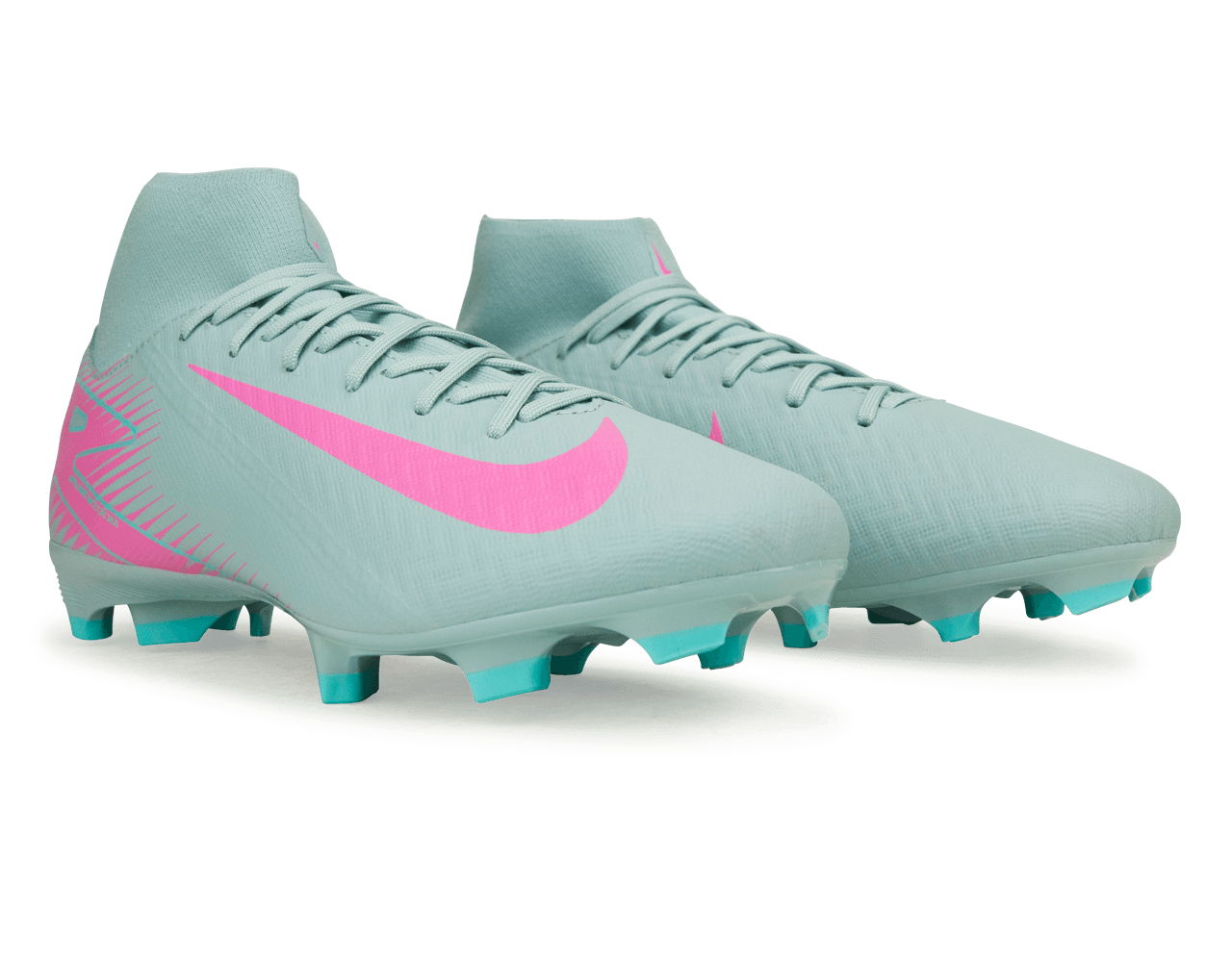 Nike Men's Mercurial Superfly 10 Academy FG/MG Ocean Cube/Pink Blast - Image 3