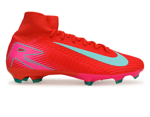 Nike Men's Zoom Mercurial Superfly 10 Pro FG Ember Glow/Aurora Green