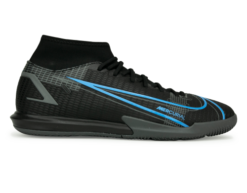 Nike Men's Mercurial Superfly 8 Academy IC Black/Iron Grey