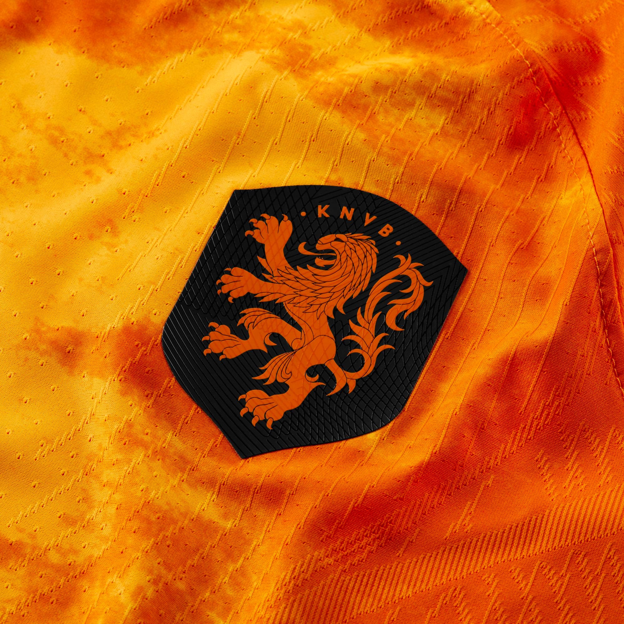 Nike Men's Netherlands 2022/23 Dri-FIT ADV Home Jersey Orange/Black - Image 3