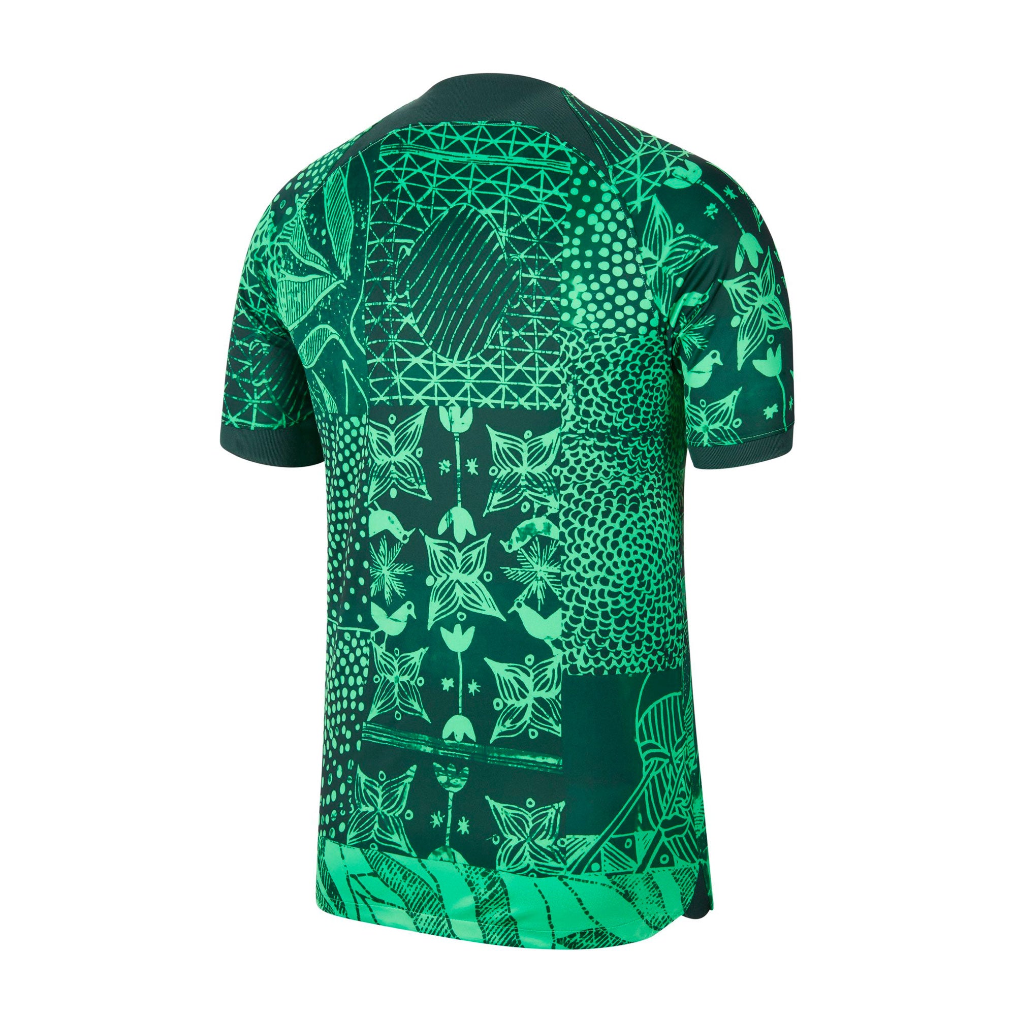 Nike Men's Nigeria 2022/23 Home Jersey Green Spark/Black - Image 2