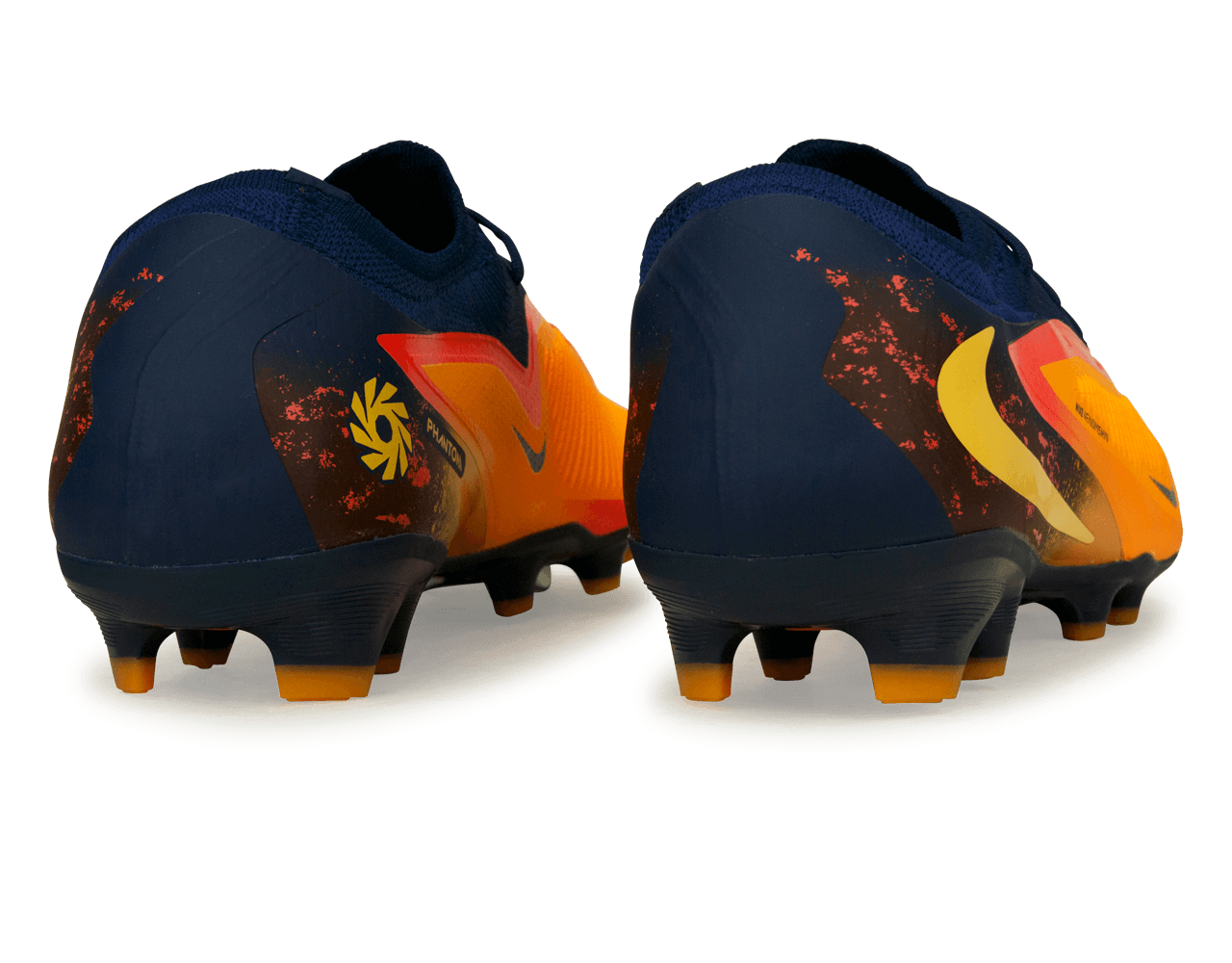 Nike Men's Erling Haaland Phantom 6 Low Pro FG Laser Orange/Lemon - Image 4