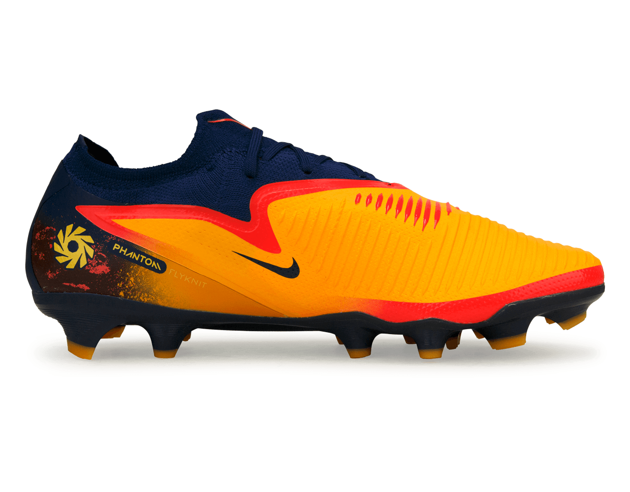 Nike Men's Erling Haaland Phantom 6 Low Pro FG Laser Orange/Lemon - Image 2