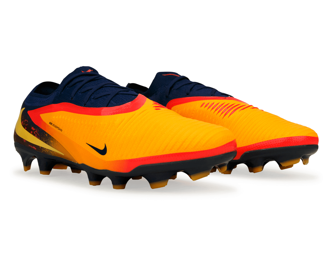 Nike Men's Erling Haaland Phantom 6 Low Pro FG Laser Orange/Lemon - Image 3