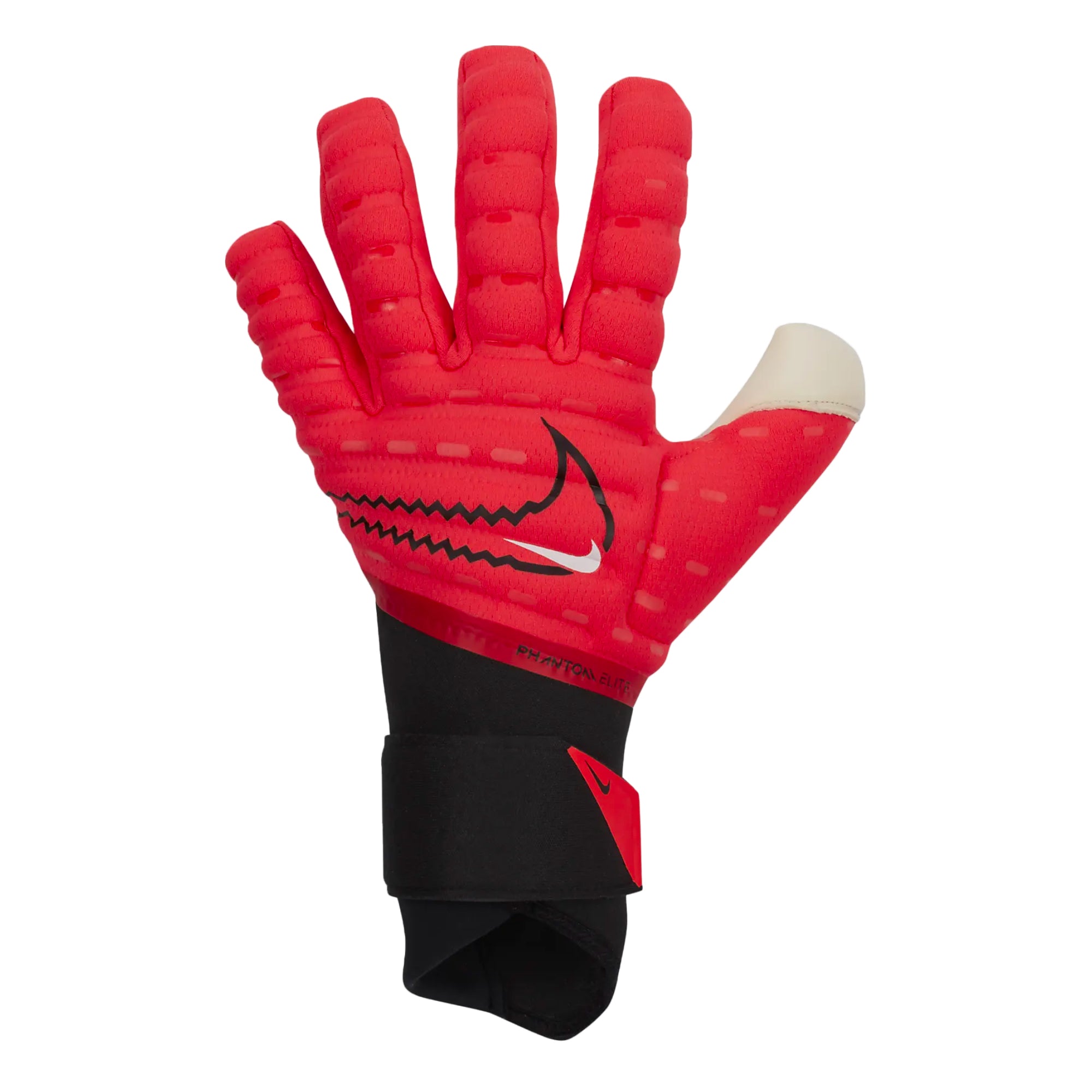 Nike Men's Phantom Elite Goalkeeper Gloves Bright Crimson/Black - Image 3
