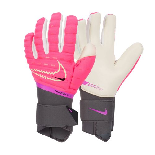 Nike Men's Phantom Elite Goalkeeper Gloves Hyper Pink/Volt
