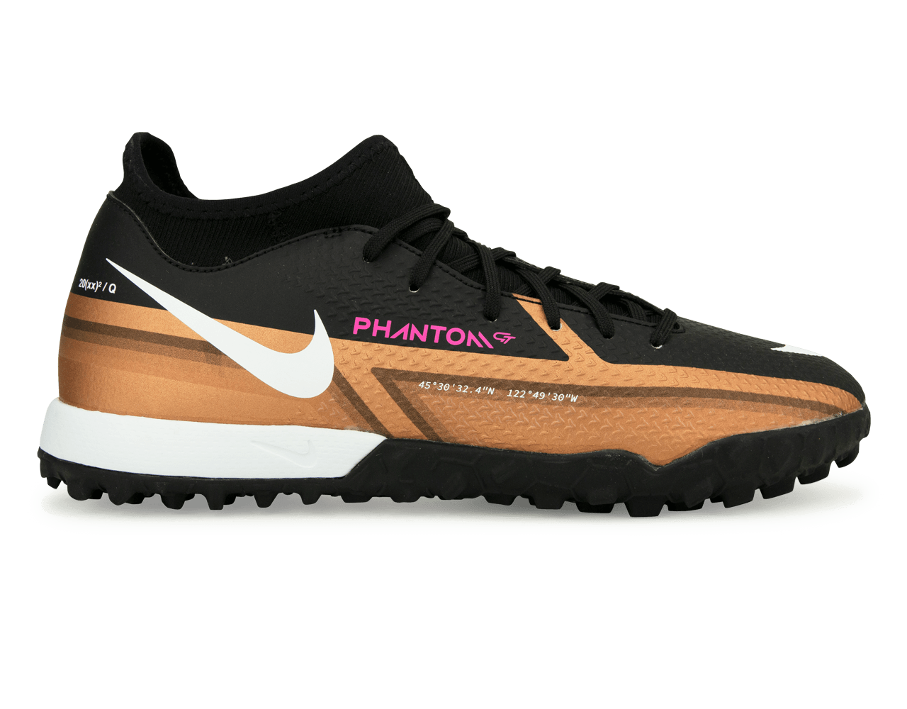 Nike Men's Phantom GT2 DF Academy TF Metallic Copper