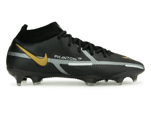 Nike Men's Phantom GT2 DF Elite FG Black/Gold