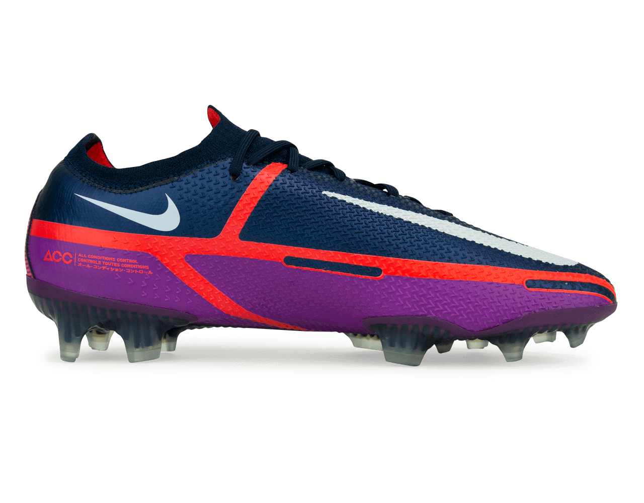 Nike Men's Phantom GT2 Elite FG Navy/White - Image 2