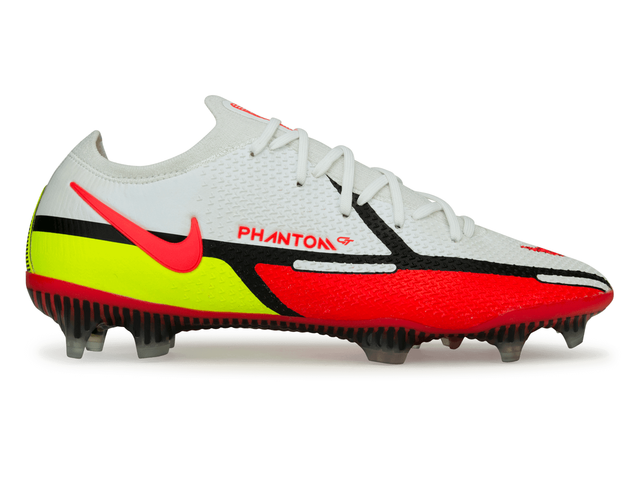 Nike Men's Phantom GT2 Elite FG White/Bright Crimson