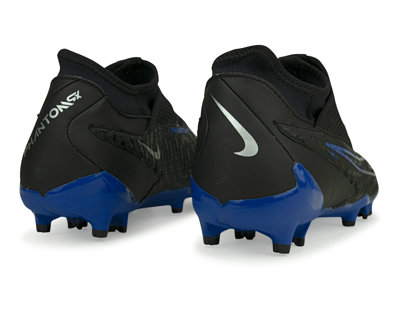 Nike Men's Phantom GX Academy DF FG/MG Black/Blue - Image 4