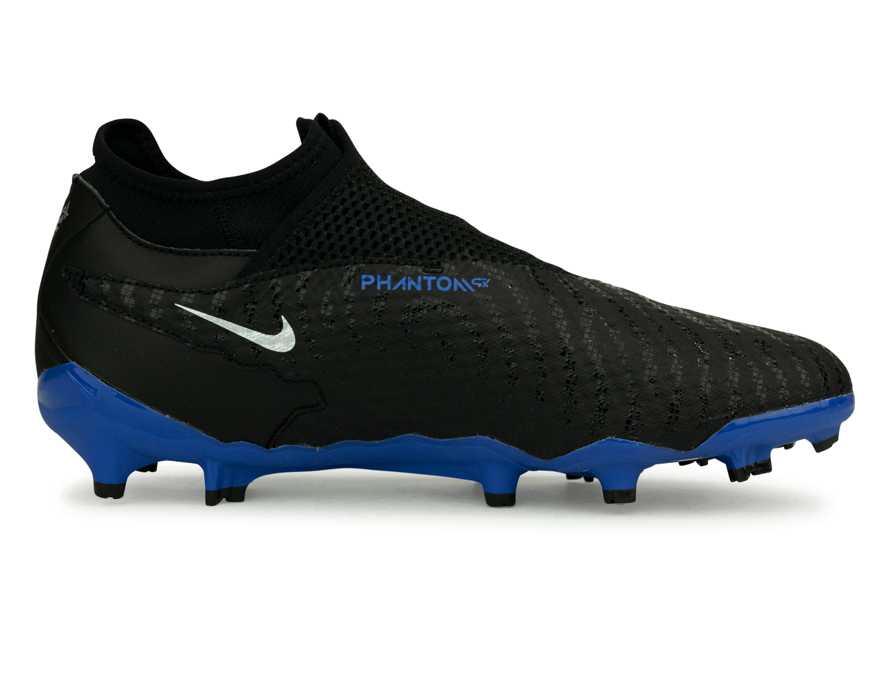 Nike Men's Phantom GX Academy DF FG/MG Black/Blue - Image 2