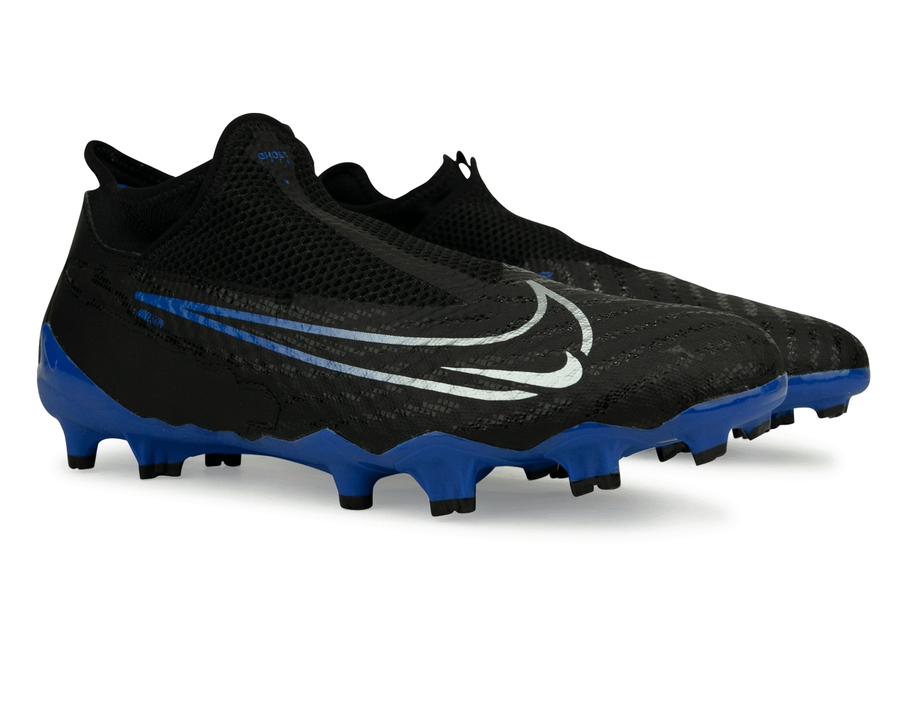 Nike Men's Phantom GX Academy DF FG/MG Black/Blue - Image 3