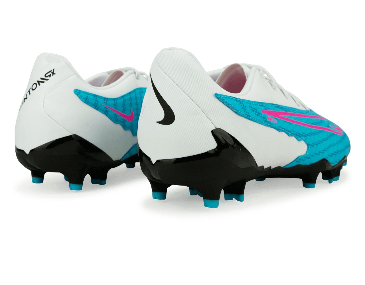 Nike Men's Phantom GX Academy FG/MG Baltic Blue/Pink Blast - Image 4