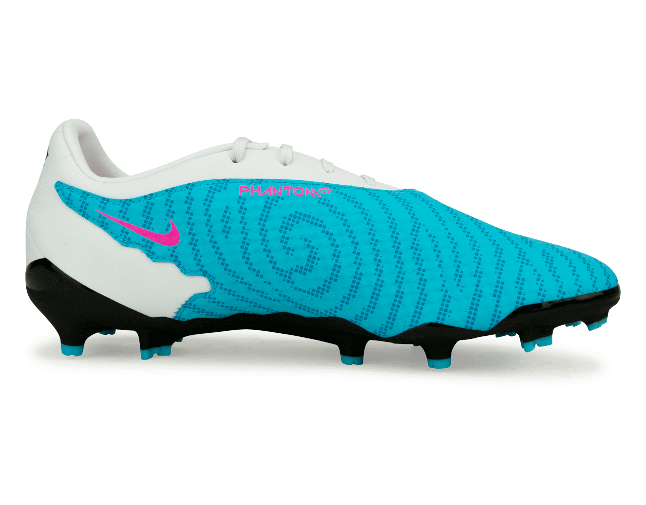 Nike Men's Phantom GX Academy FG/MG Baltic Blue/Pink Blast - Image 2