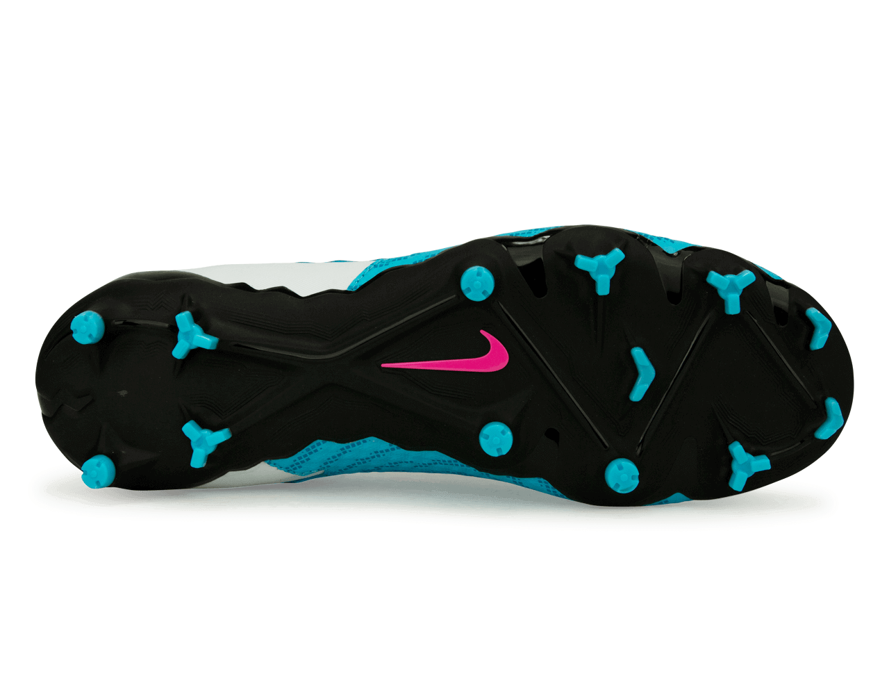 Nike Men's Phantom GX Academy FG/MG Baltic Blue/Pink Blast - Image 5
