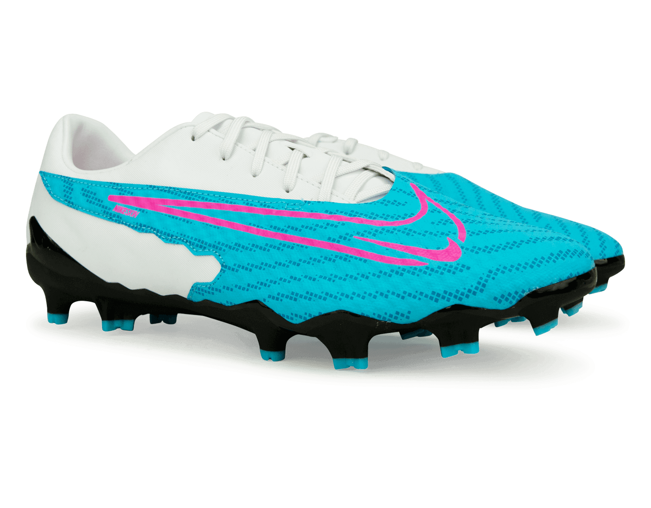Nike Men's Phantom GX Academy FG/MG Baltic Blue/Pink Blast - Image 3