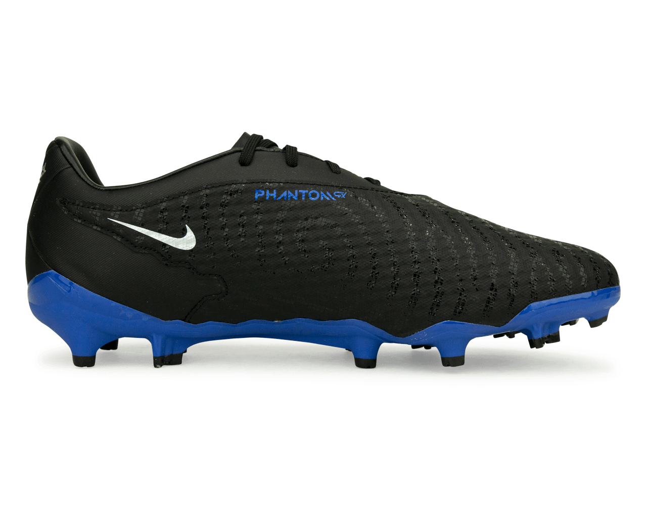 Nike Men's Phantom GX Academy FG/MG Black/Blue - Image 2