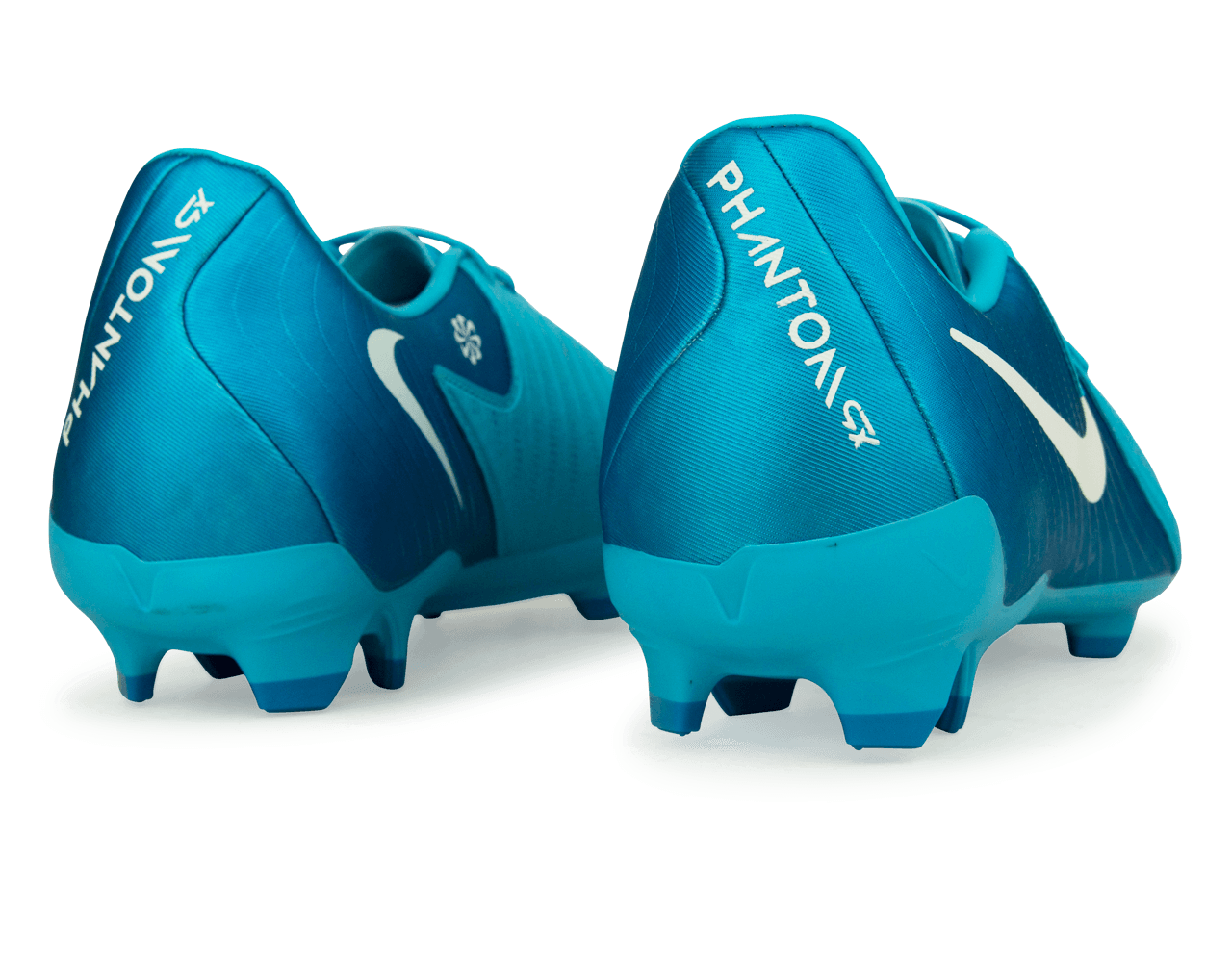 Nike Men's Phantom GX II Academy FG/MG Blue Fury/White - Image 4