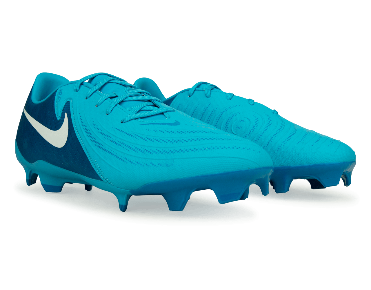 Nike Men's Phantom GX II Academy FG/MG Blue Fury/White - Image 3