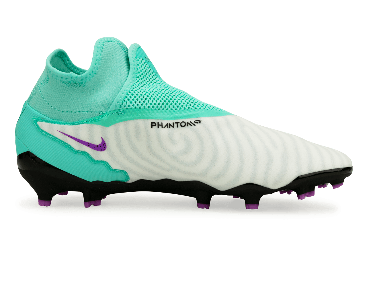 Nike Men's Phantom GX Pro DF FG Turquoise/Black/Purple - Image 2