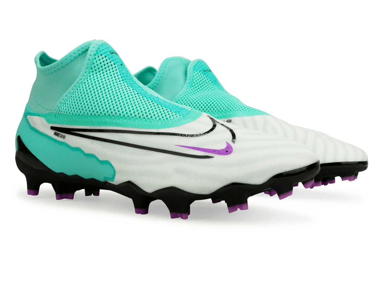 Nike Men's Phantom GX Pro DF FG Turquoise/Black/Purple - Image 3