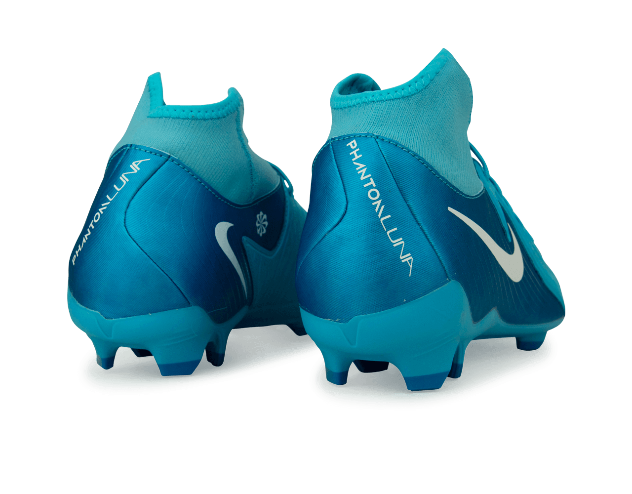Nike Men's Phantom Luna II Academy FG/MG Blue Fury/White - Image 4