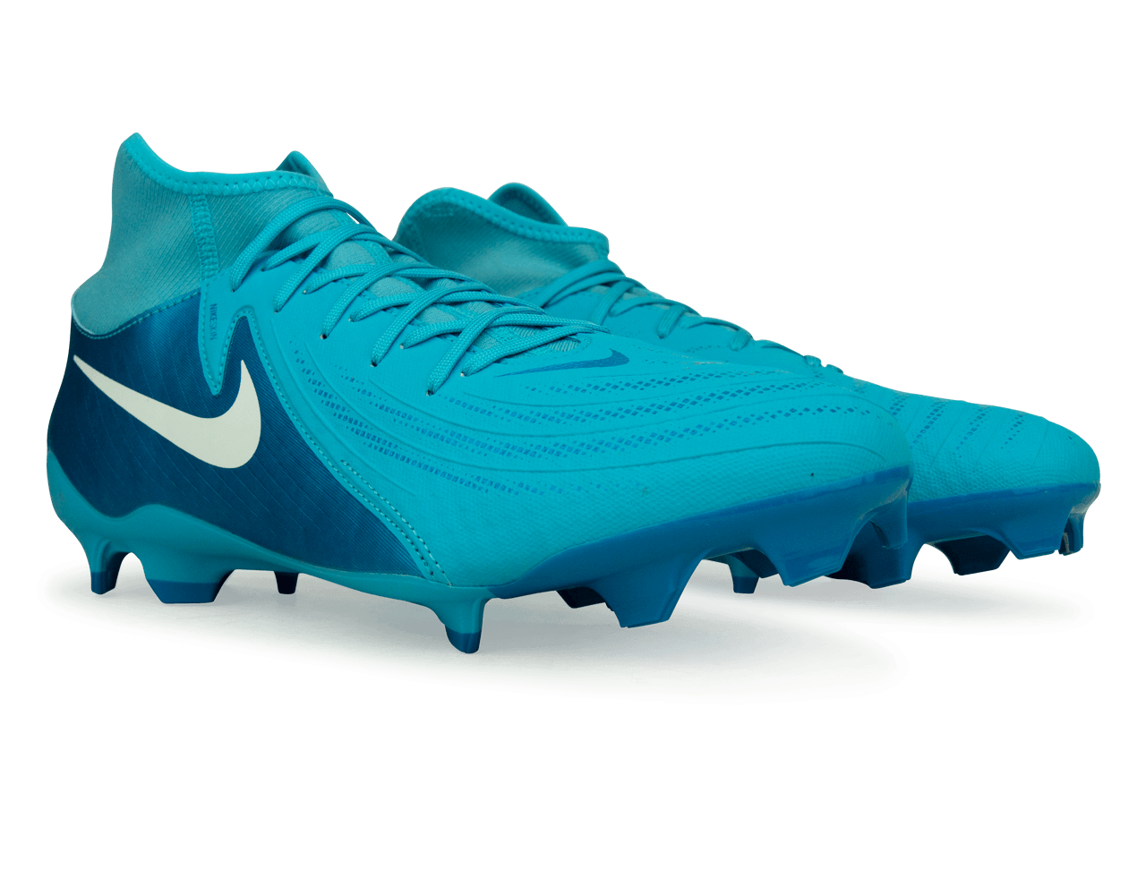 Nike Men's Phantom Luna II Academy FG/MG Blue Fury/White - Image 3