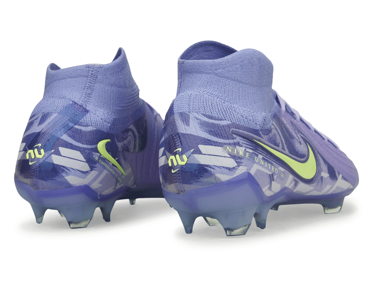 Nike Men's United Phantom Luna II Elite FG Purple Agate/Barely Volt - Image 4