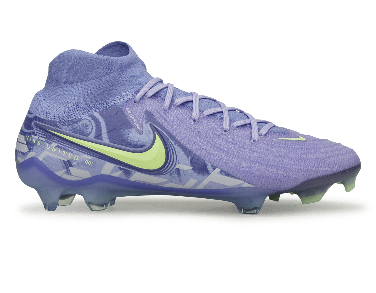 Nike Men's United Phantom Luna II Elite FG Purple Agate/Barely Volt