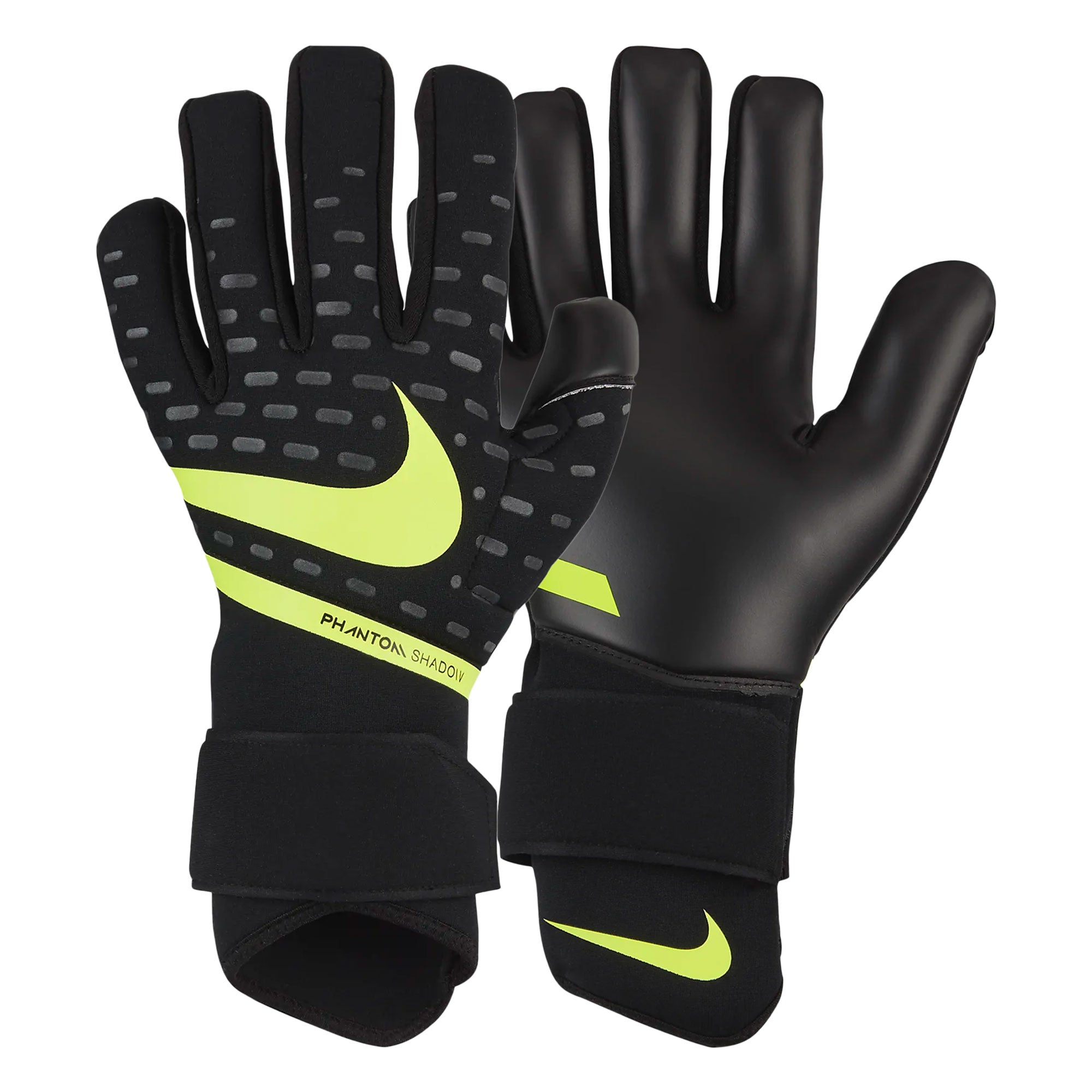 Nike Men's Phantom Shadow Goalkeeper Gloves Black/Volt