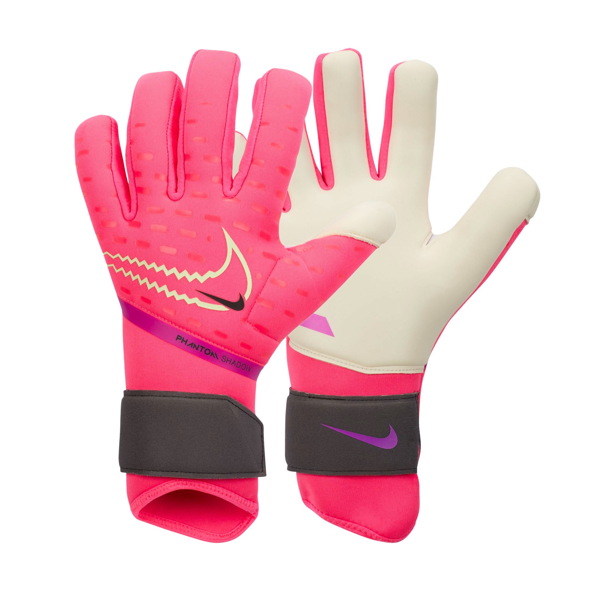 Nike Men's Phantom Shadow Goalkeeper Gloves Hyper Pink/Volt