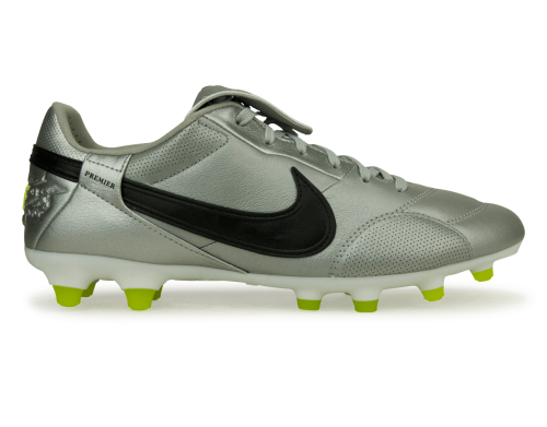 Nike Men's Premier 3 FG Metallic Silver/Volt/Black