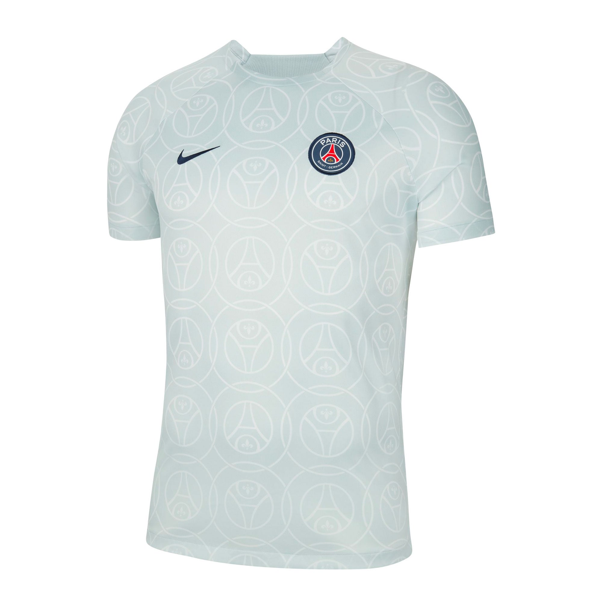 Nike Men's PSG 2022/23 Pre-Match Jersey Aura/Midnight Navy