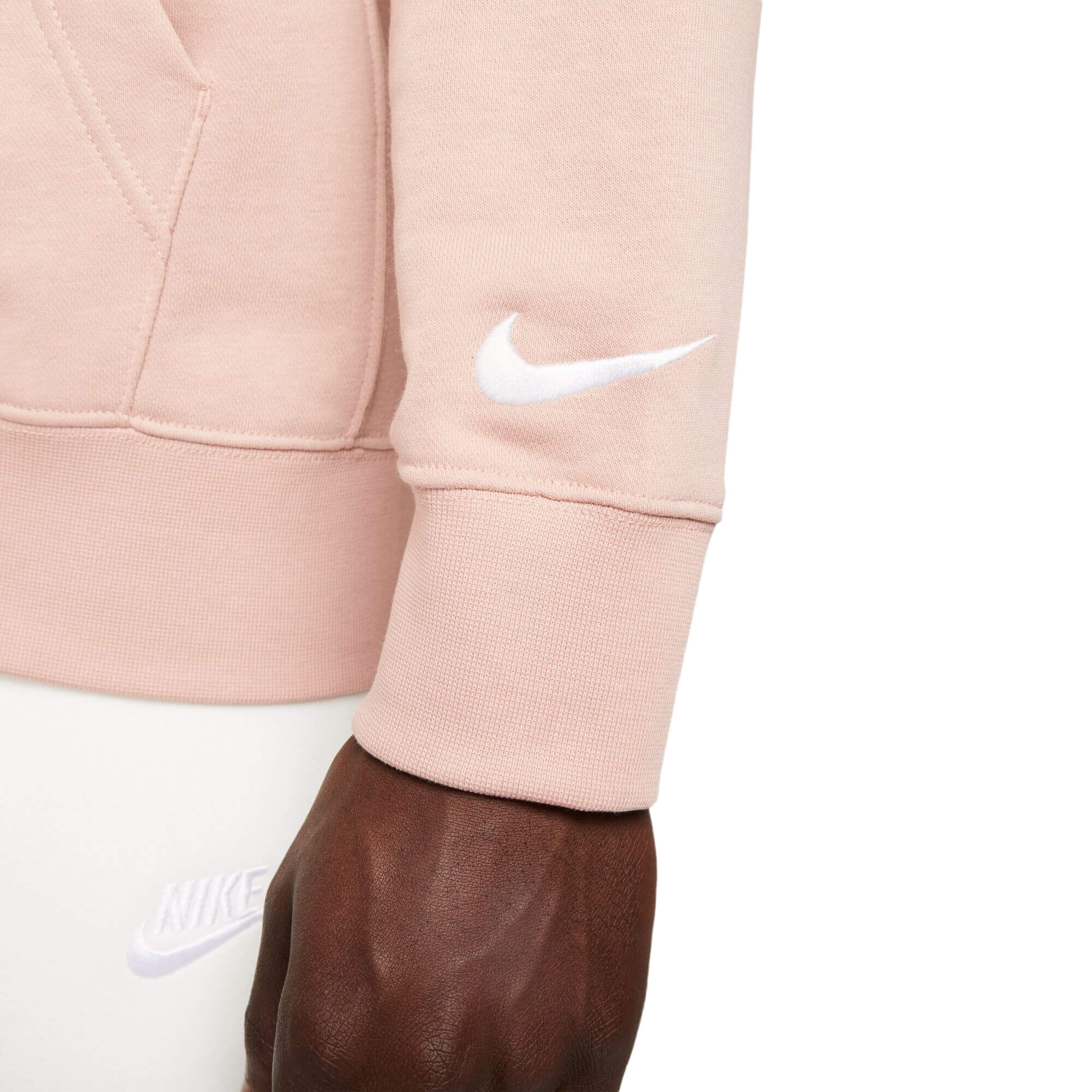 Nike Men's PSG Hoodie Rose Whisper/White - Image 4